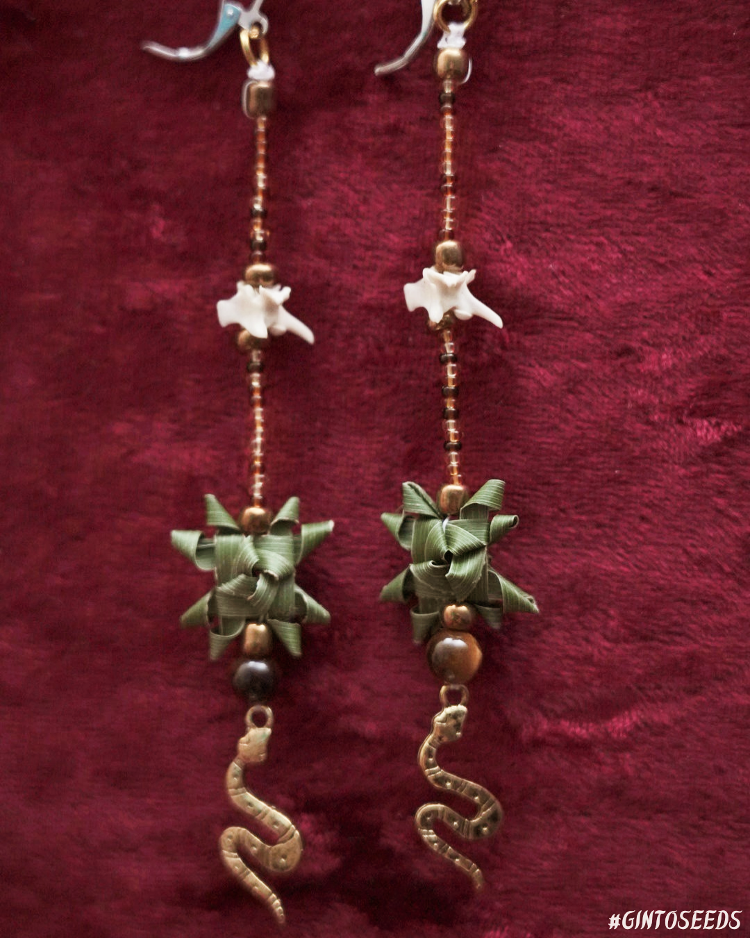 Palaspas tala earrings iv