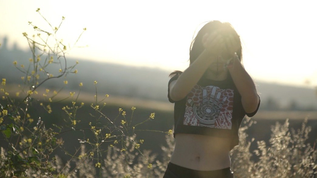 Kamay Hands of Creativity Crop Tee