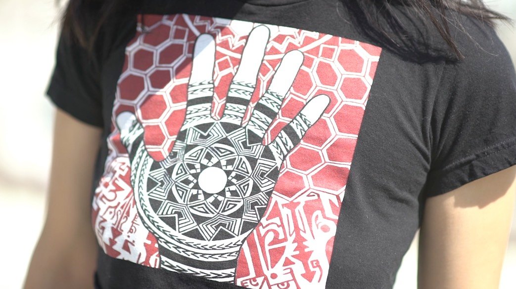 Kamay Hands of Creativity Crop Tee