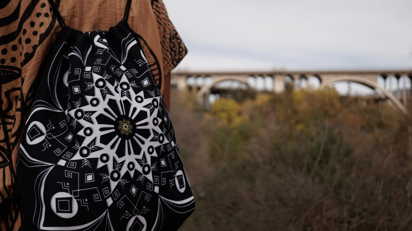 Flower Mandala String Bag