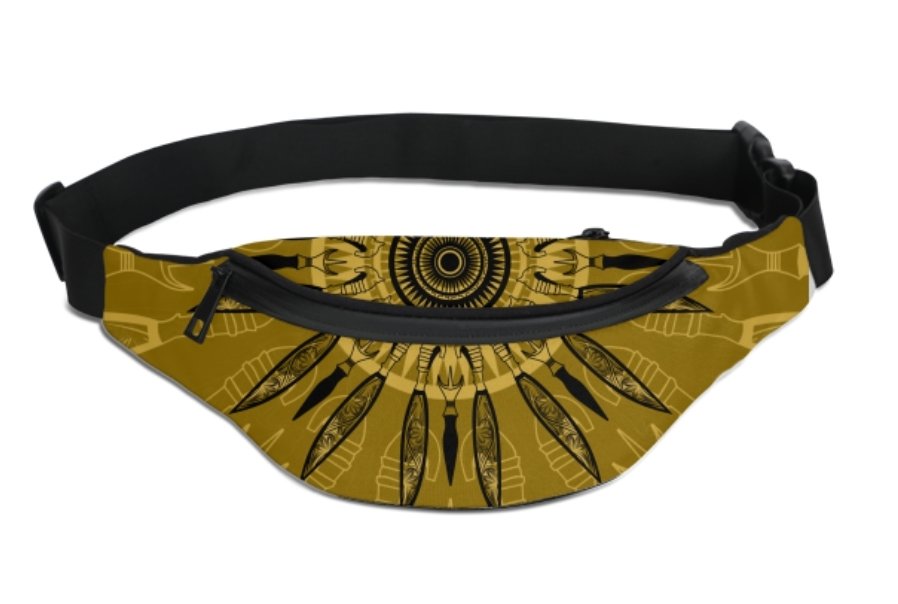 Barung Mandala Fanny Pack Sling Bag