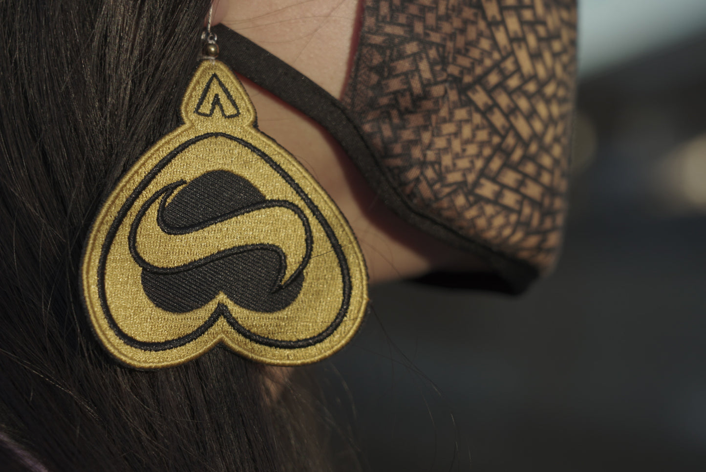 Gintong Binhi Baybayin Earrings