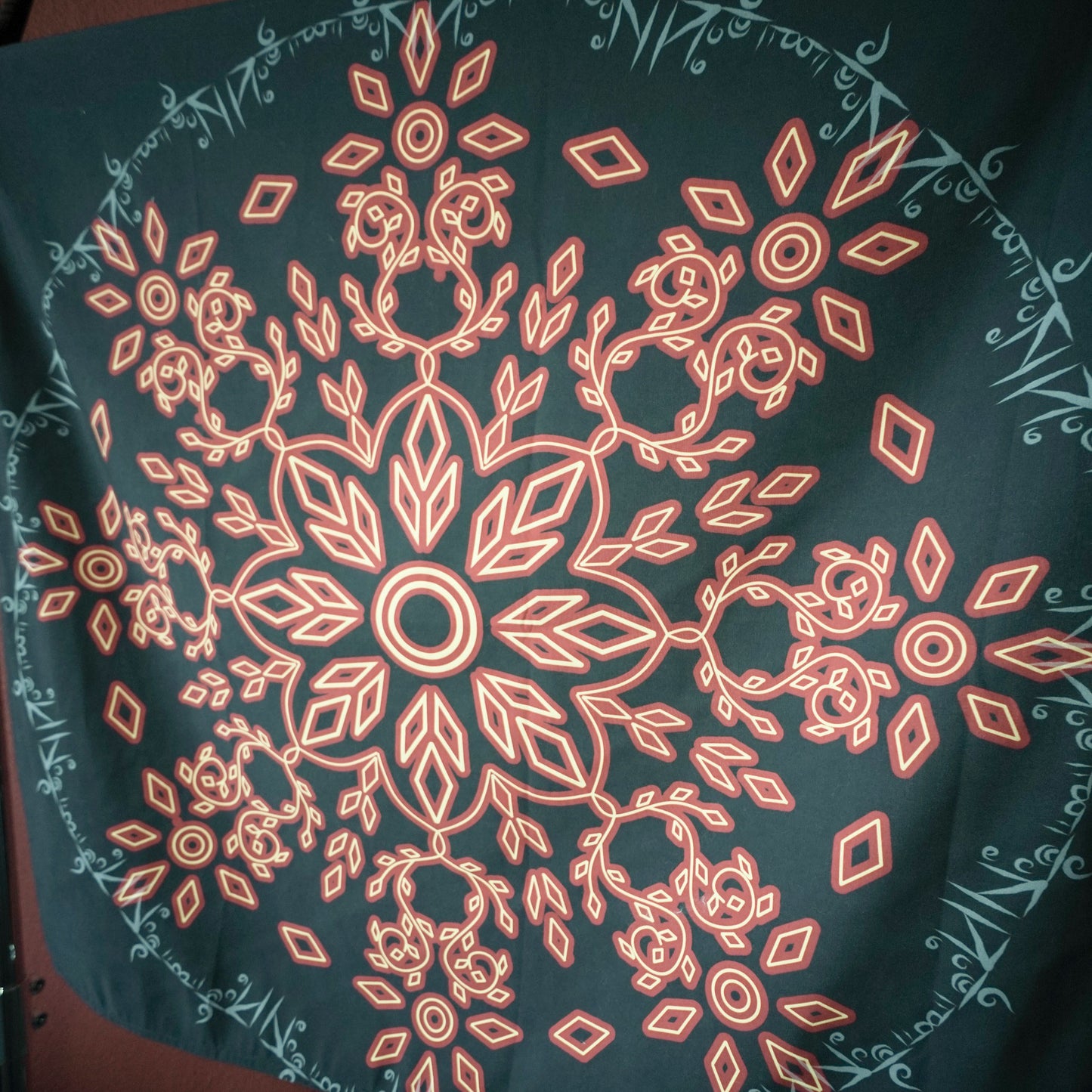 Fire Ivory Mandala Bandana