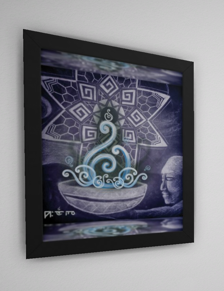 Water Offerings Framed poster