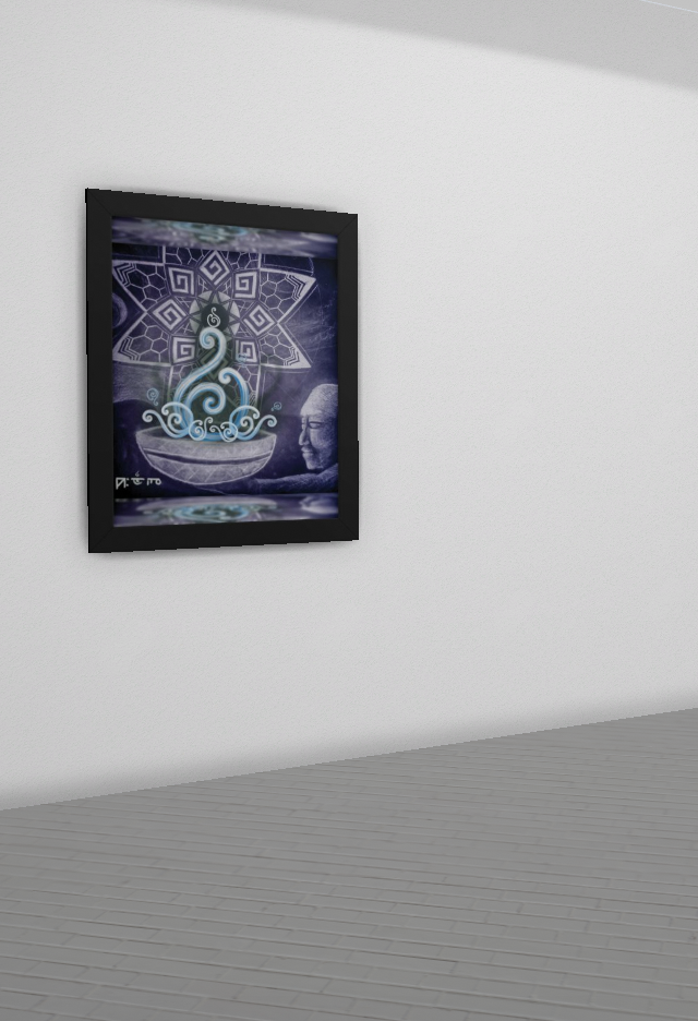 Water Offerings Framed poster