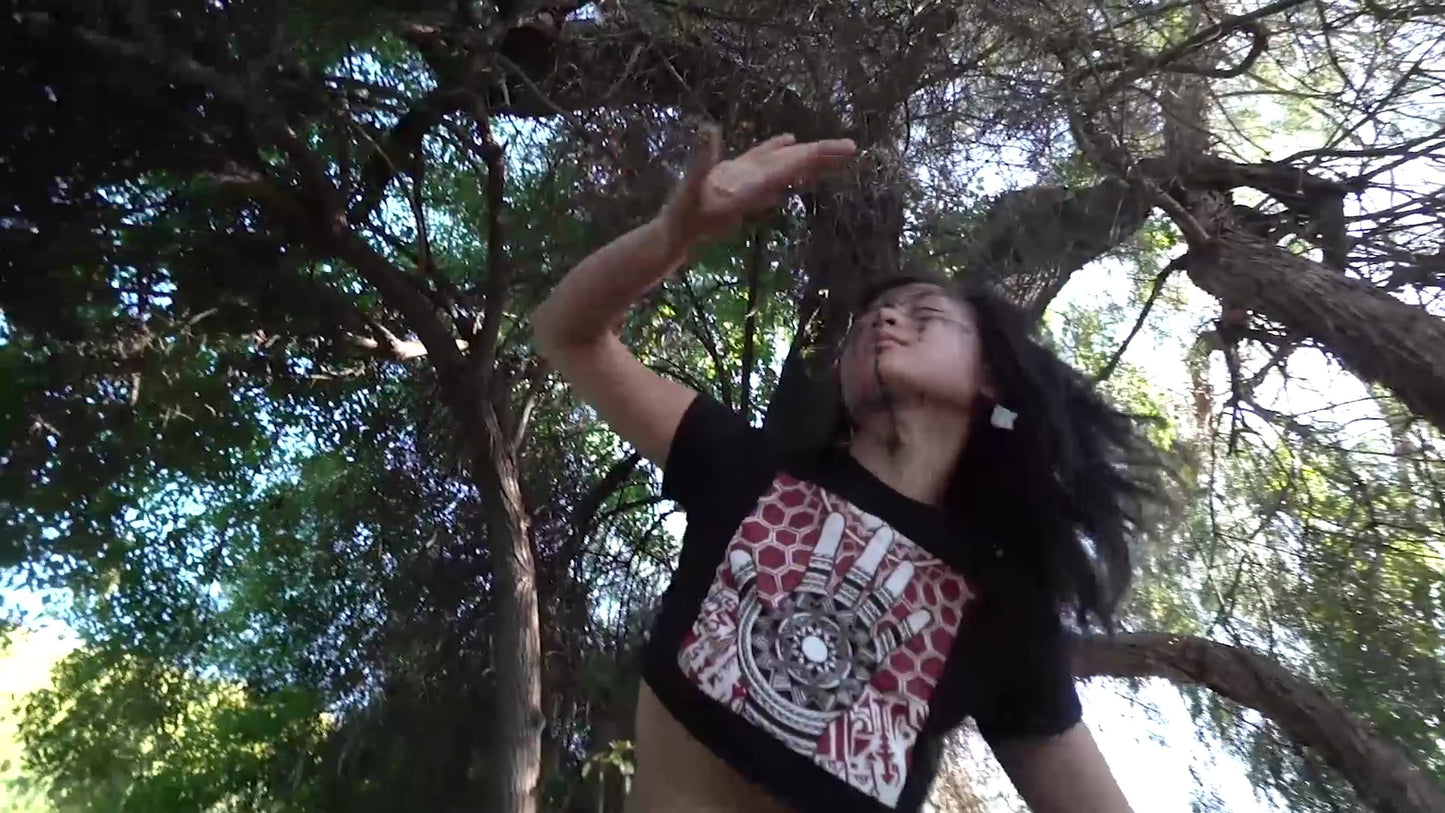 Kamay Hands of Creativity Crop Tee