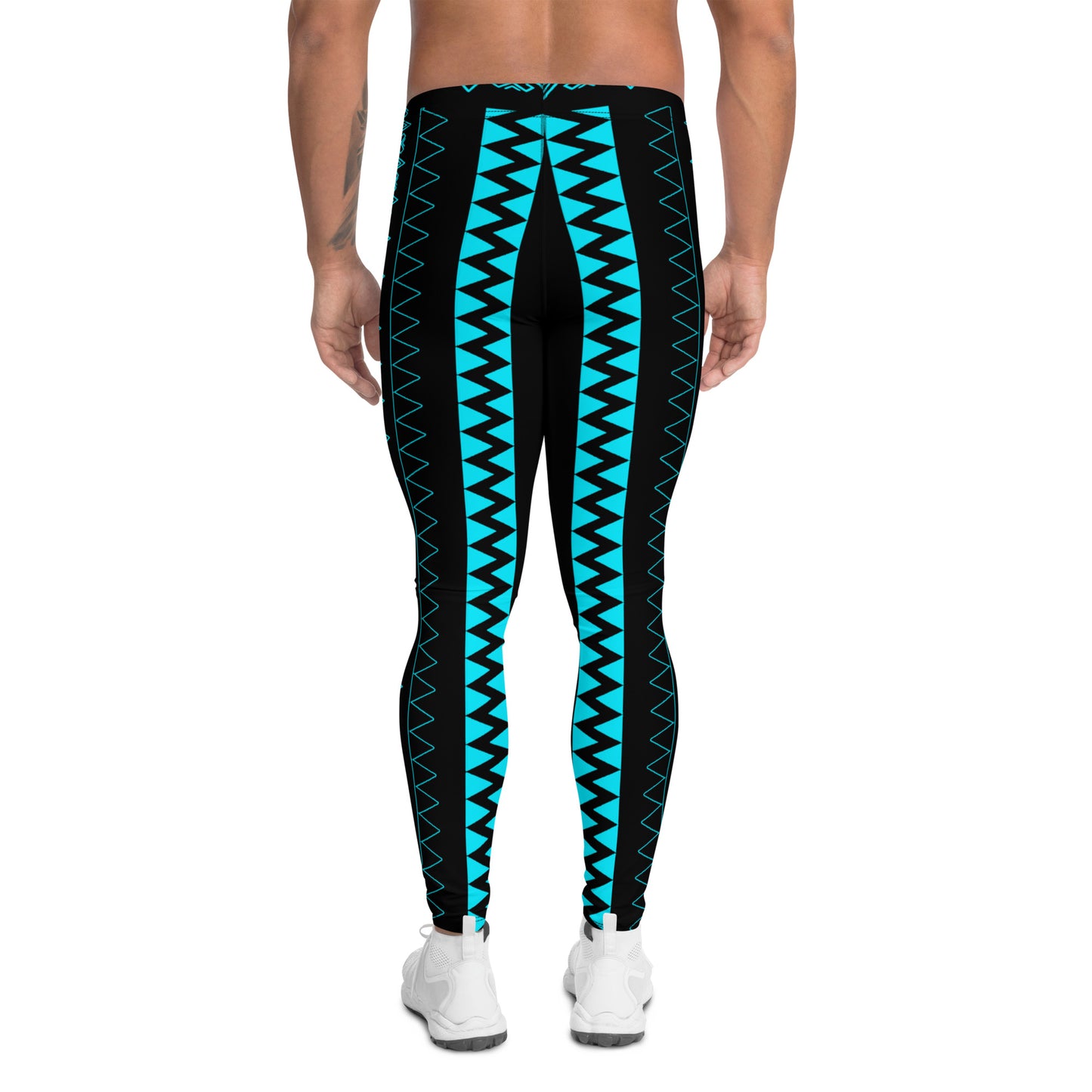 Pintados Leggings Black and Teal "Masculine Size"