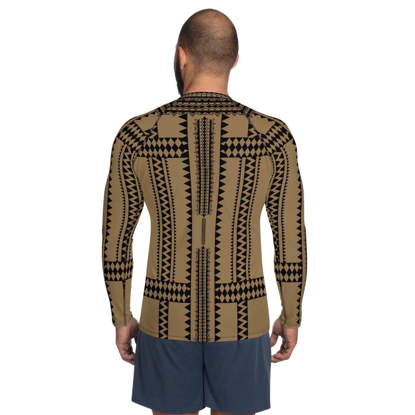 Pintados long sleeve Rash Guard Flesh and Black "Masculine Size"