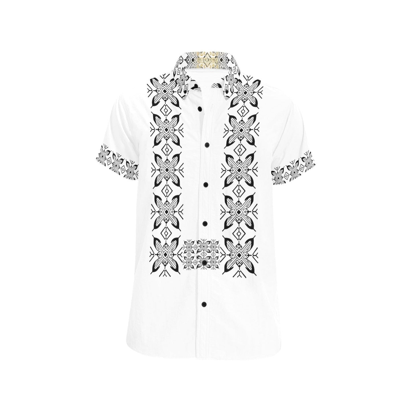 White and Black - Bayabas Polo Short Sleeve