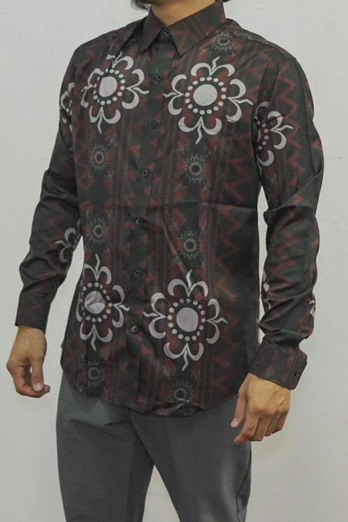 Pintados Barong Casual Dress Shirt