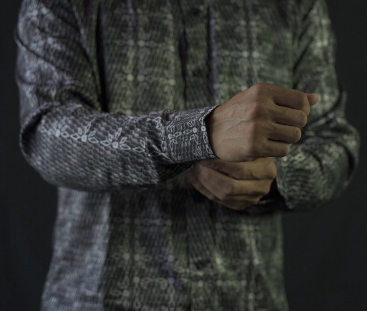 Ivory Barong Casual Dress Shirt