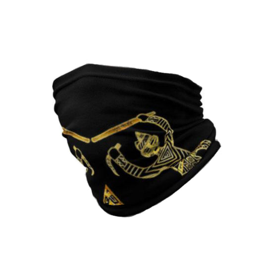 Golden "KA"  Neck Gaiter