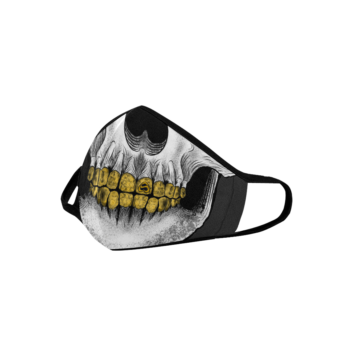 Ginto Ipin "gold teeth" skull Mouth Mask