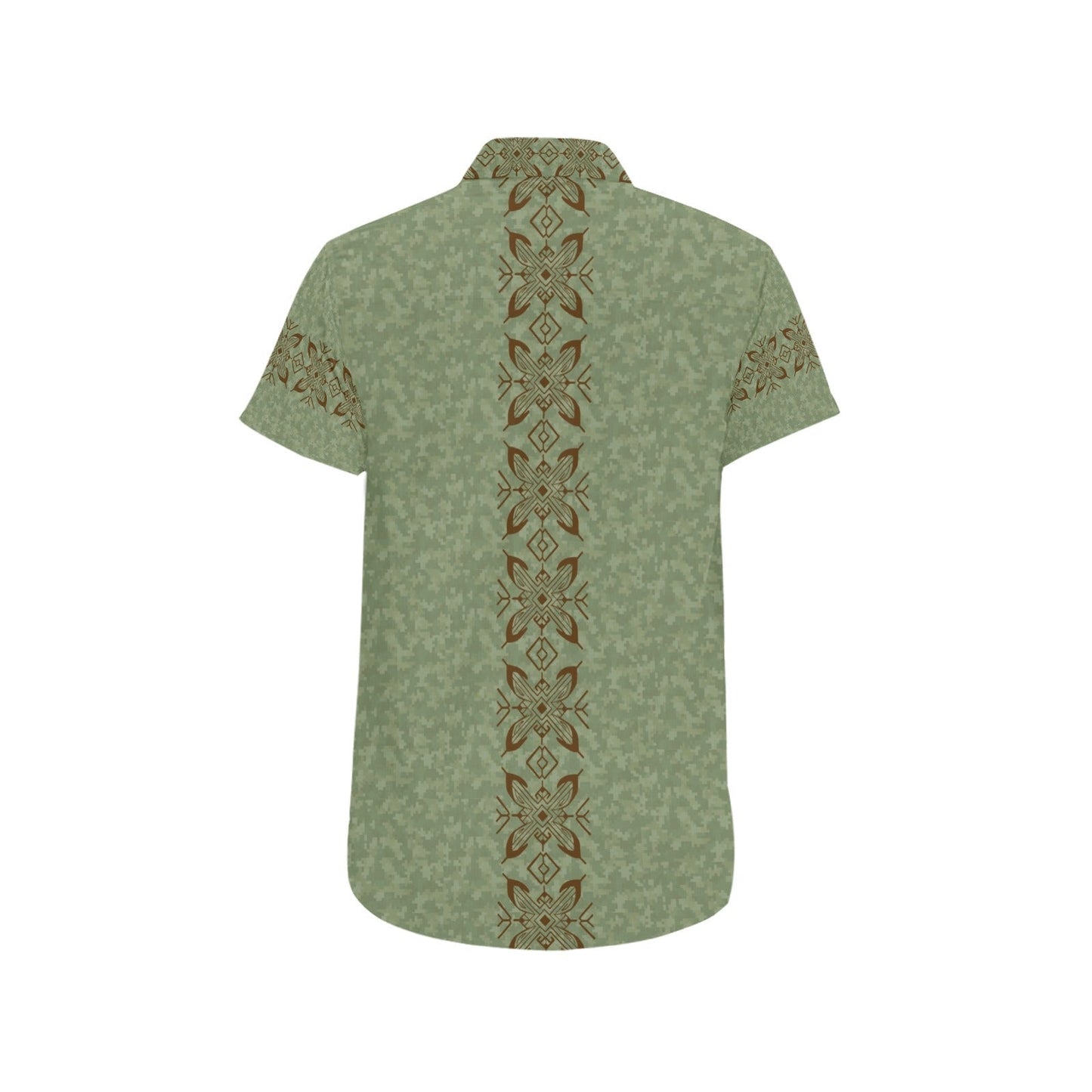 Brown and Green Camo - Bayabas Polo Short Sleeve